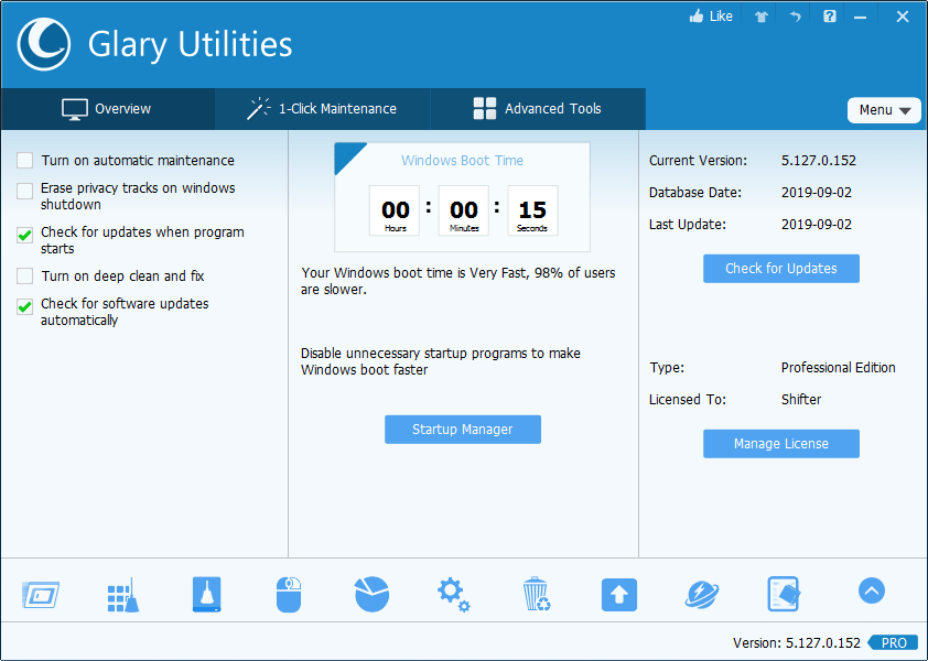 Glary Utilities Pro