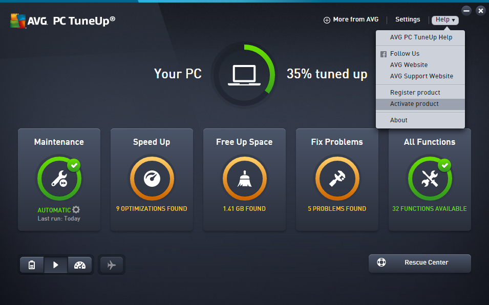 AVG PC TuneUp 20.1.2191 Crack Plus Keygen Serial Key