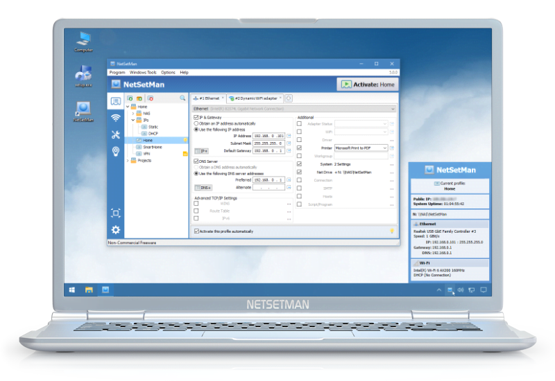 NetSetMan Pro 5.0.6 Crack With License Key Full 