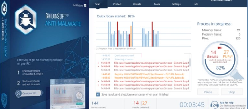 GridinSoft Anti-Malware 4.2.42 Crack + Activation Code Free Download