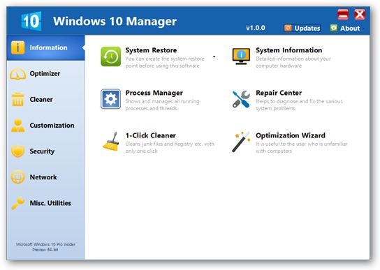 Windows 10 Manager 3.6.6 Crack + Serial Key Free Download