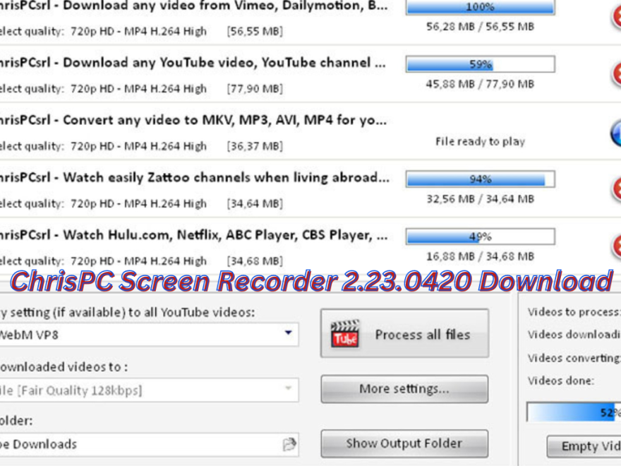 ChrisPC Screen Recorder